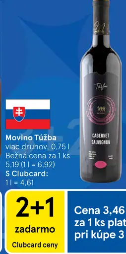 Movino Túžba červené víno