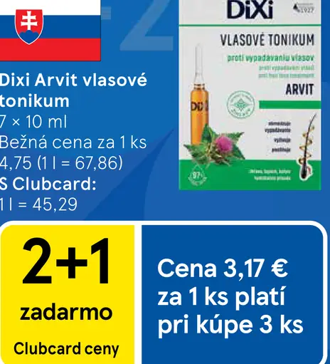 Dixi Arvit vlasové tonikum
