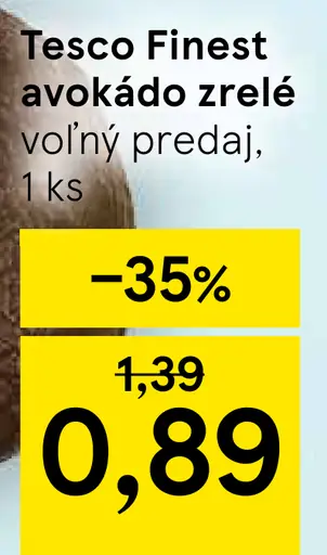 Tesco Finest avokádo zrelé voľný predaj