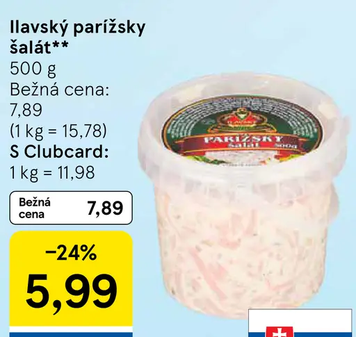 Ilavský parížsky šalát