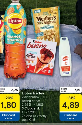 Lipton Ice Tea viac druhov