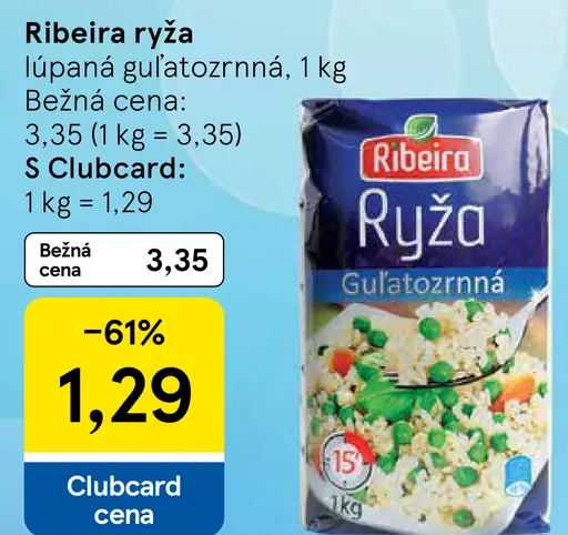 Ribeira Ryža lúpaná guľatozrnná