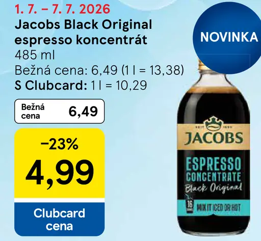 Jacobs Black Original espresso koncentrát