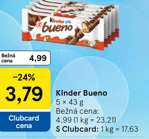 Kinder Bueno tyčinka
