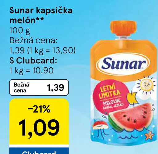 Sunar kapsička melón