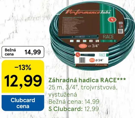 PerformanceTools záhradná hadica Race