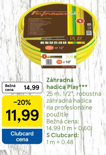PerformanceTools záhradná hadica Play