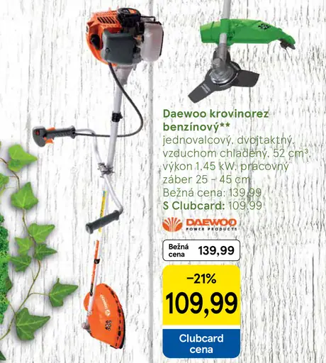 Daewoo Krovinorez benzínový