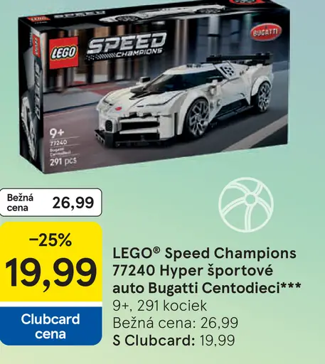 LEGO Speed Champions 77240 Hyper športové auto Bugatti Centodieci
