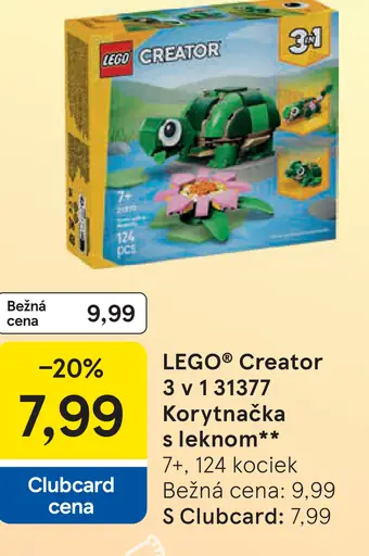 LEGO Creator 3 v 1 Korytnačka s leknom