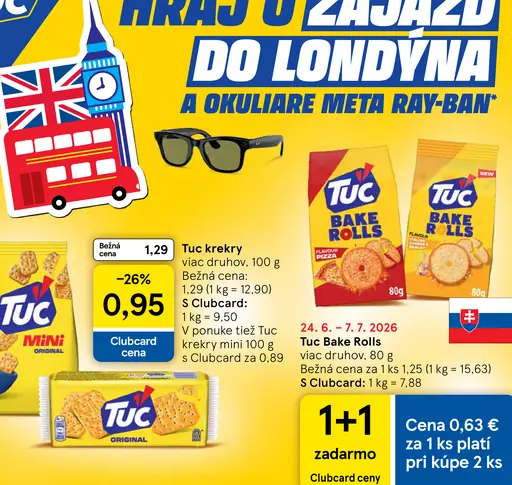 Tuc Bake Rolls