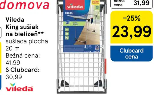 Vileda King sušiak na bielizeň