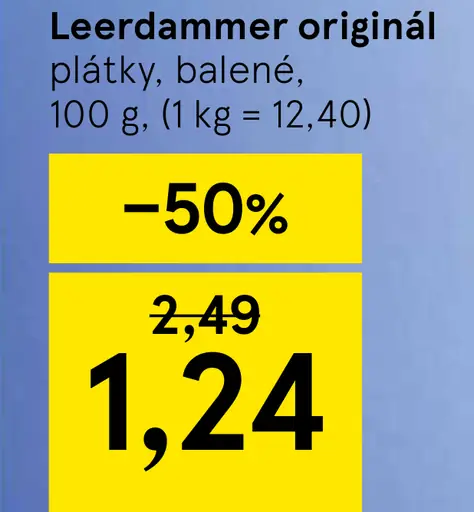 Leerdammer original plátky balené