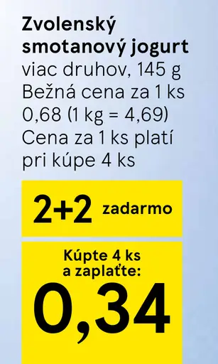 Zvolenský smotanový jogurt