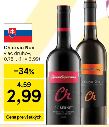 Chateau Noir víno