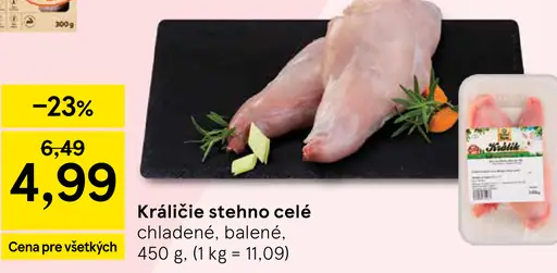 Králik stehno celé