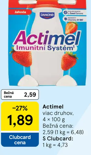 Danone Actimel Imunitný Systém