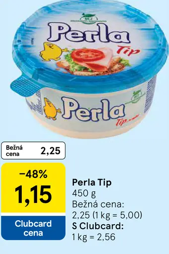 Perla Tip rastlinný tuk na natieranie