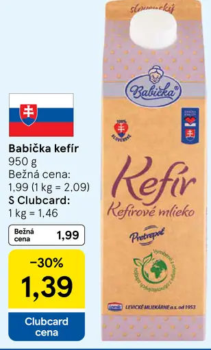 Babička kefír kefírové mlieko