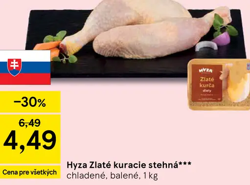 Hyza Zlaté kuracie stehná chladené