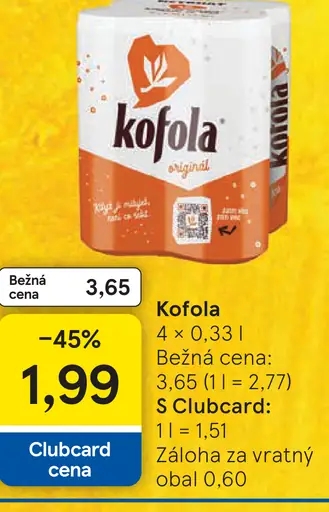 Kofola originál nealkoholický nápoj
