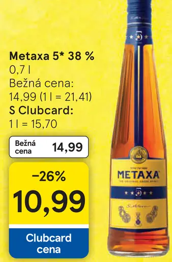 Metaxa 5* 38 %