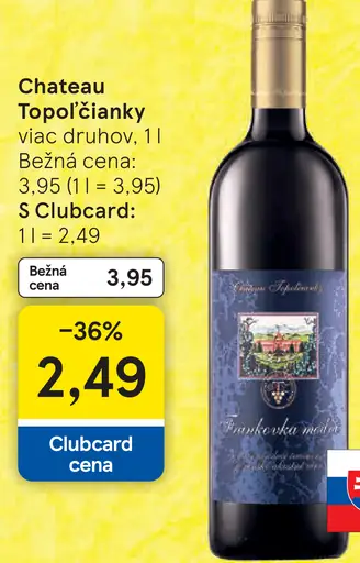 Château Topoľčianky víno