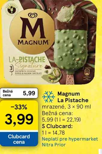 Magnum Pistachio mrazená zmrzlina