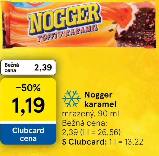 Nogger karamel mrazený