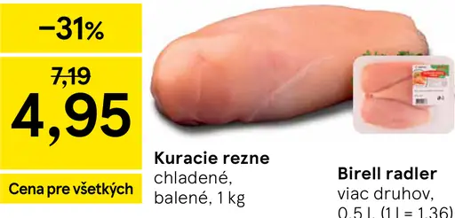 Kuracie rezne chladené