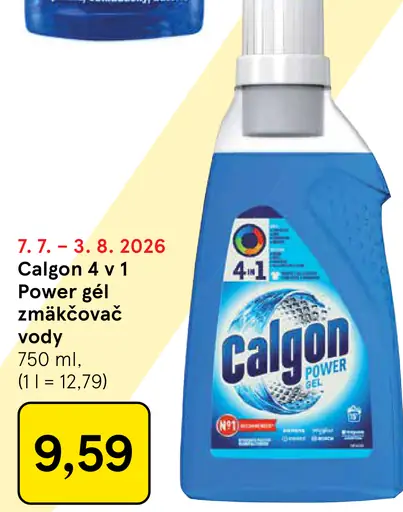 Calgon 4 v 1 Power gél zmäkčovač vody