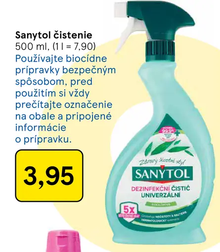Sanytol Univerzálny dezinfekčný čistiaci prostriedok