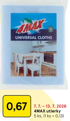 4MAX utierky univerzálne