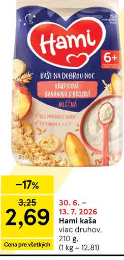 Hami kaša rôzne druhy