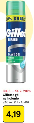 Gillette Gél na holenie