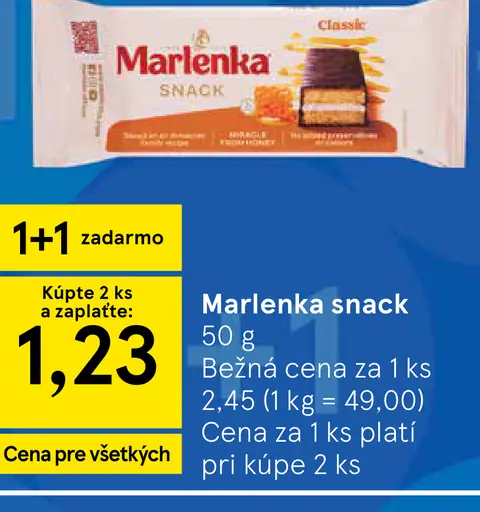 Marlenka snack klasik
