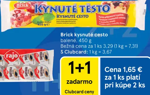 Brick kysnuté cesto