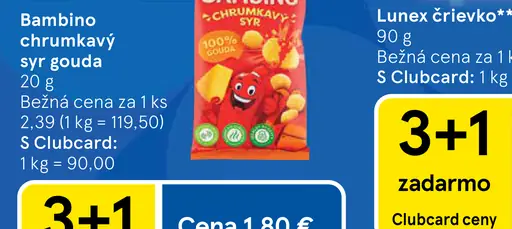 Bambino Chrumkavý syr gouda