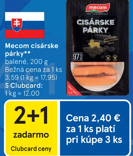 Mecom Cisárske párky