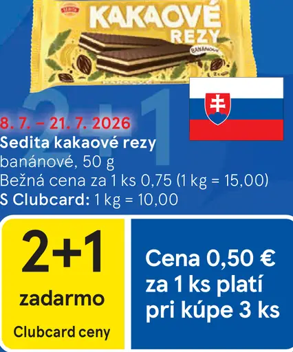 Sedita Kakaové rezy