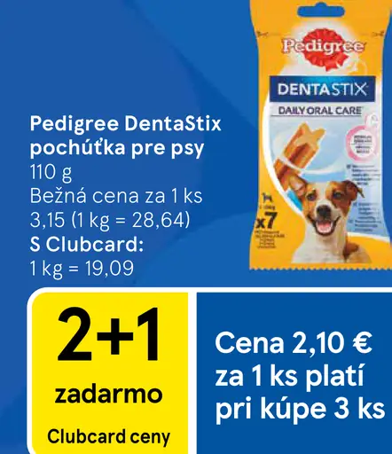Pedigree DentaStix pochúťka pre psy