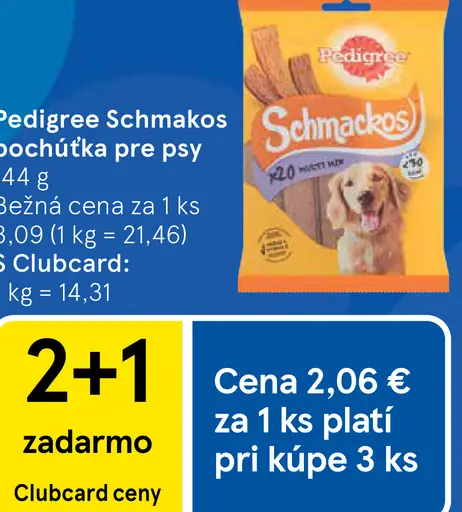 Pedigree pochúťka pre psy Schmackos rôzne druhy