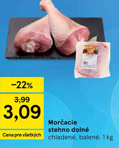 Moriace stehno dolné chladené, balené
