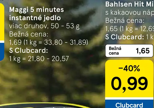 Maggi 5 minutes instantné jedlo
