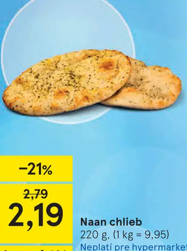 Naan chlieb