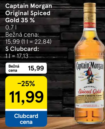 Captain Morgan Spiced Gold rum 35 %