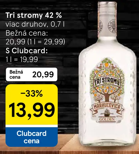 Tri Stromy ovocný destilát vybrané druhy 42%