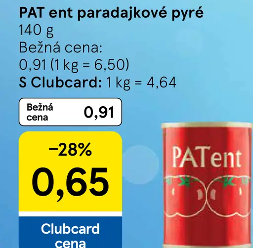 PAT ent Paradajkové pyré