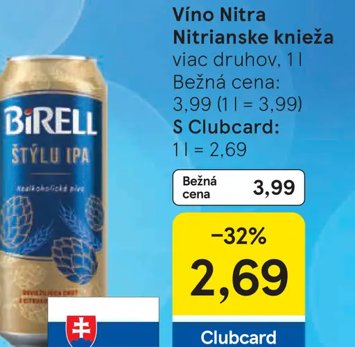 Birell nealko IPA plechovka