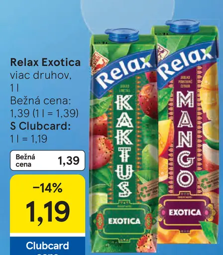 Relax Exotica ovocný nápoj